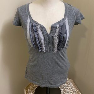 Grey Hollister Blouse